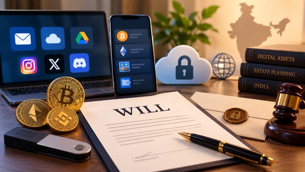 How to Include Crypto & Digital Assets in an Indian Will
