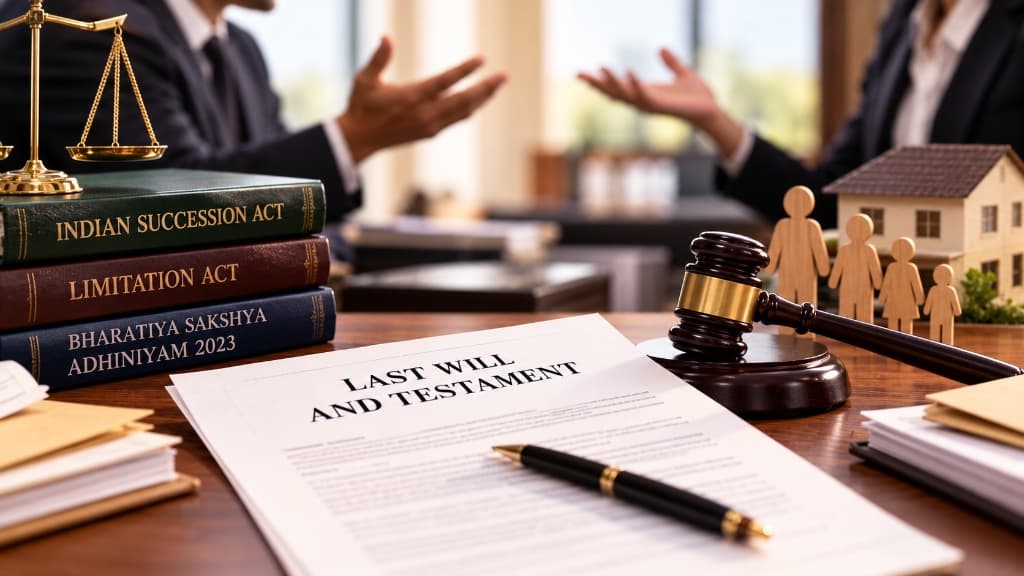 How to Challenge a Will in India Legal Statutes Indian Succession Act Limitation Act and Court Gavel