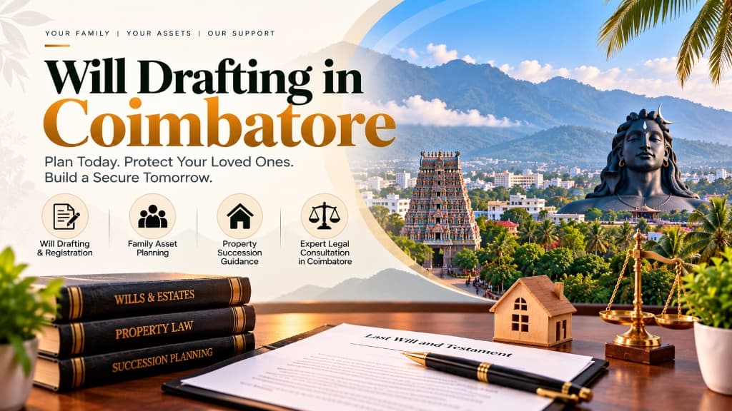 Legal Will Drafting & Wealth Distribution in Coimbatore