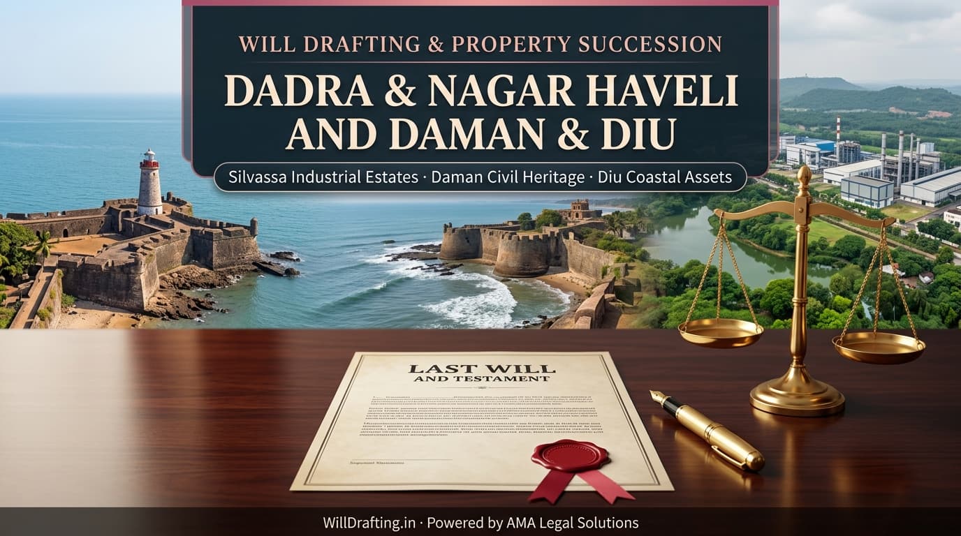 Legal Will Drafting and Property Succession in Dadra and Nagar Haveli and Daman and Diu