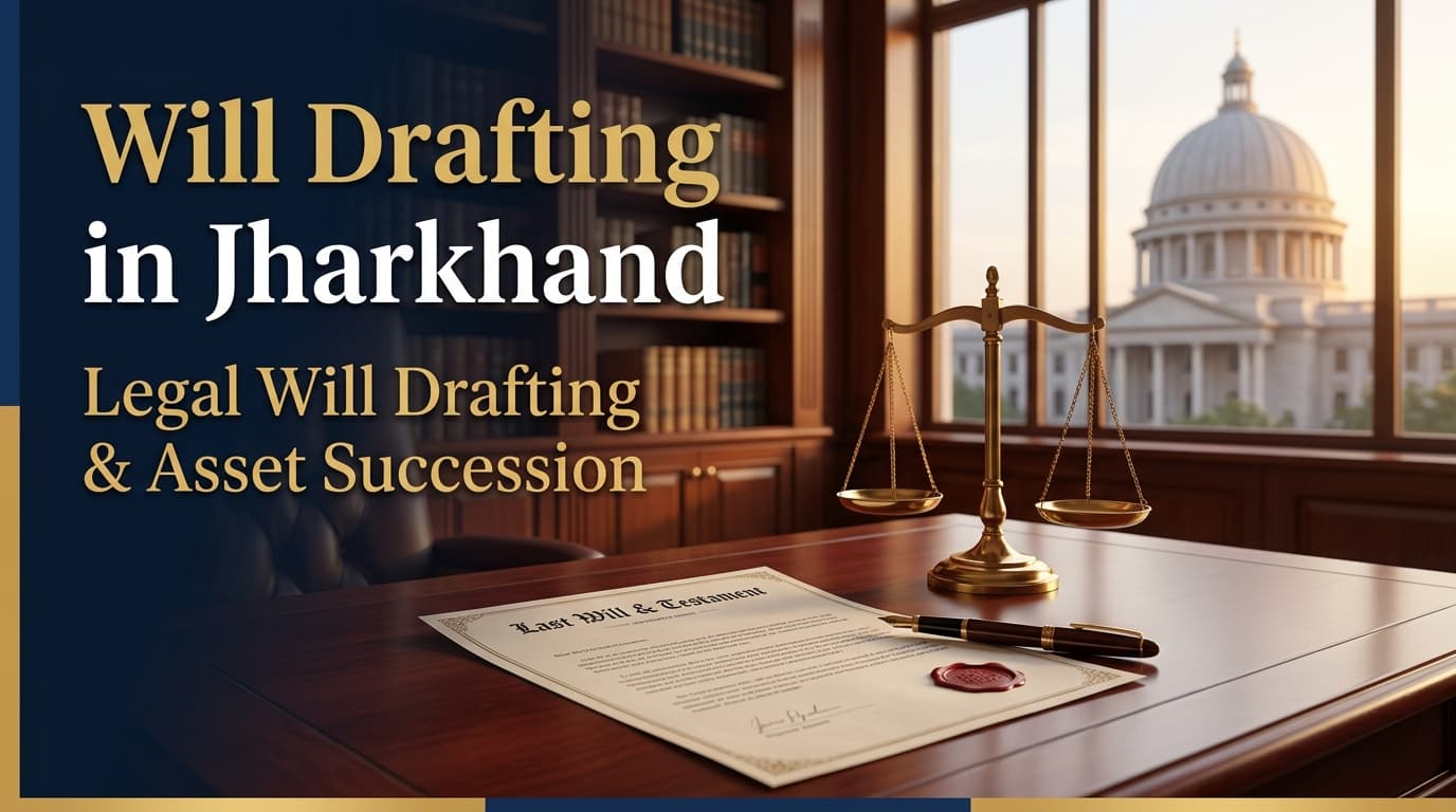 Will Drafting Services in Jharkhand and Property Succession