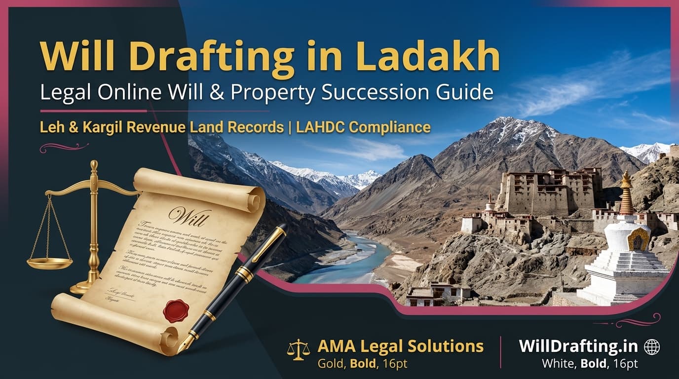 Legal Will Drafting and Property Succession in Ladakh