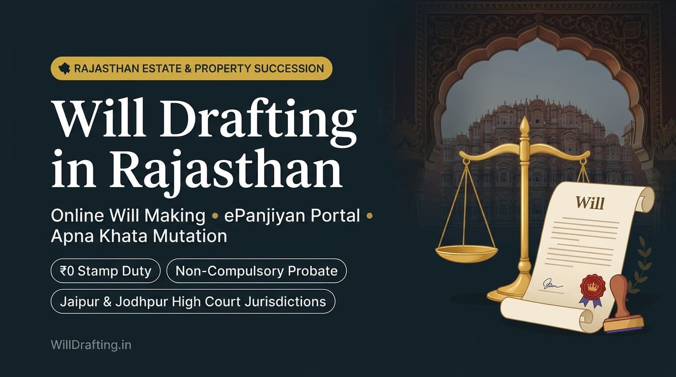 Online Will Drafting and Property Succession in Rajasthan