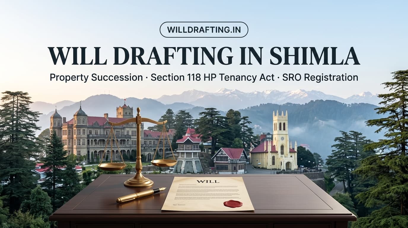 Legal Will Drafting and Property Succession in Shimla Himachal Pradesh