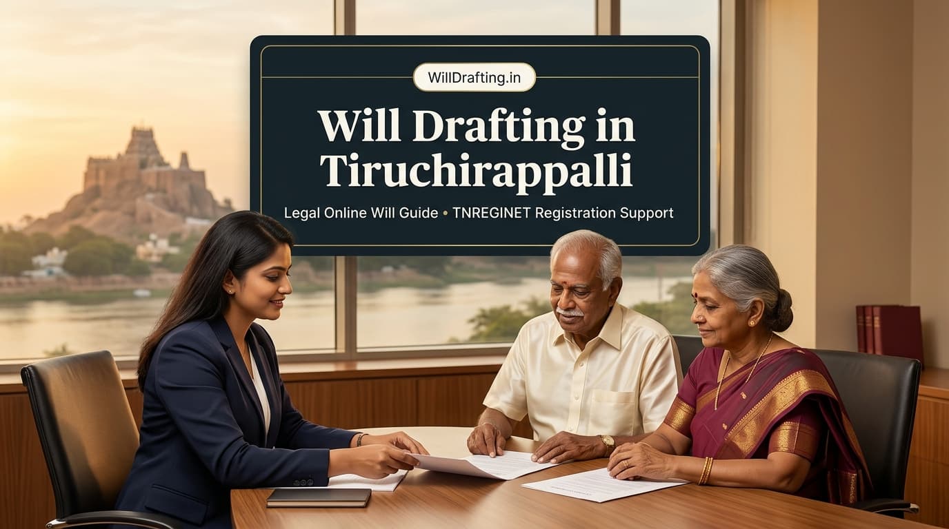 Legal Will Drafting and Property Succession in Tiruchirappalli Tamil Nadu
