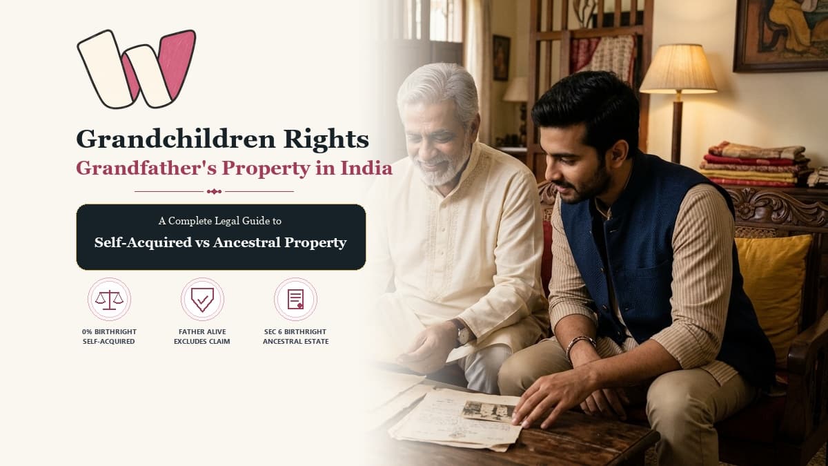 Grandson & Grandchild Rights in Grandfather's Property in India: Self-Acquired vs Anc