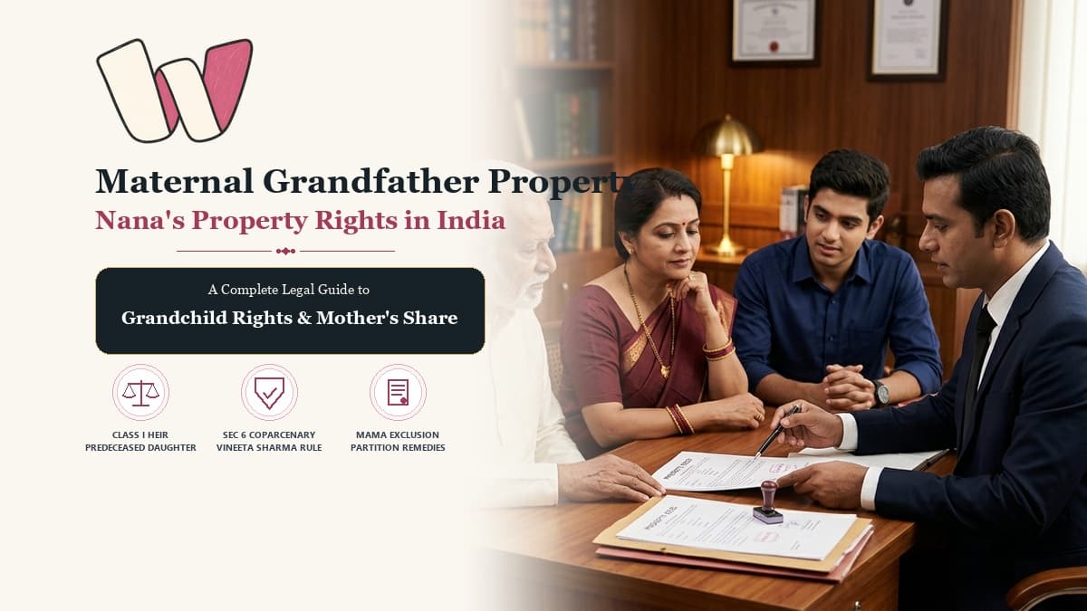 Grandchild Right in Maternal Grandfather Property in India