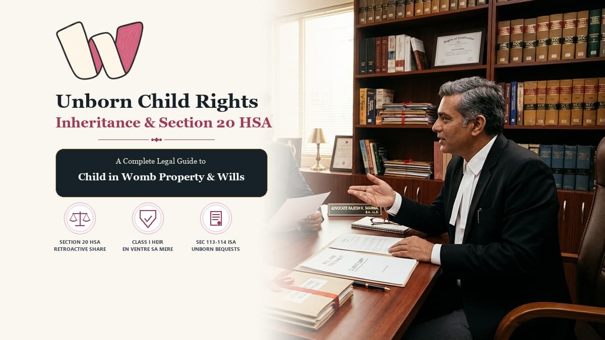 Unborn Child Property Rights in India (Section 20 HSA)