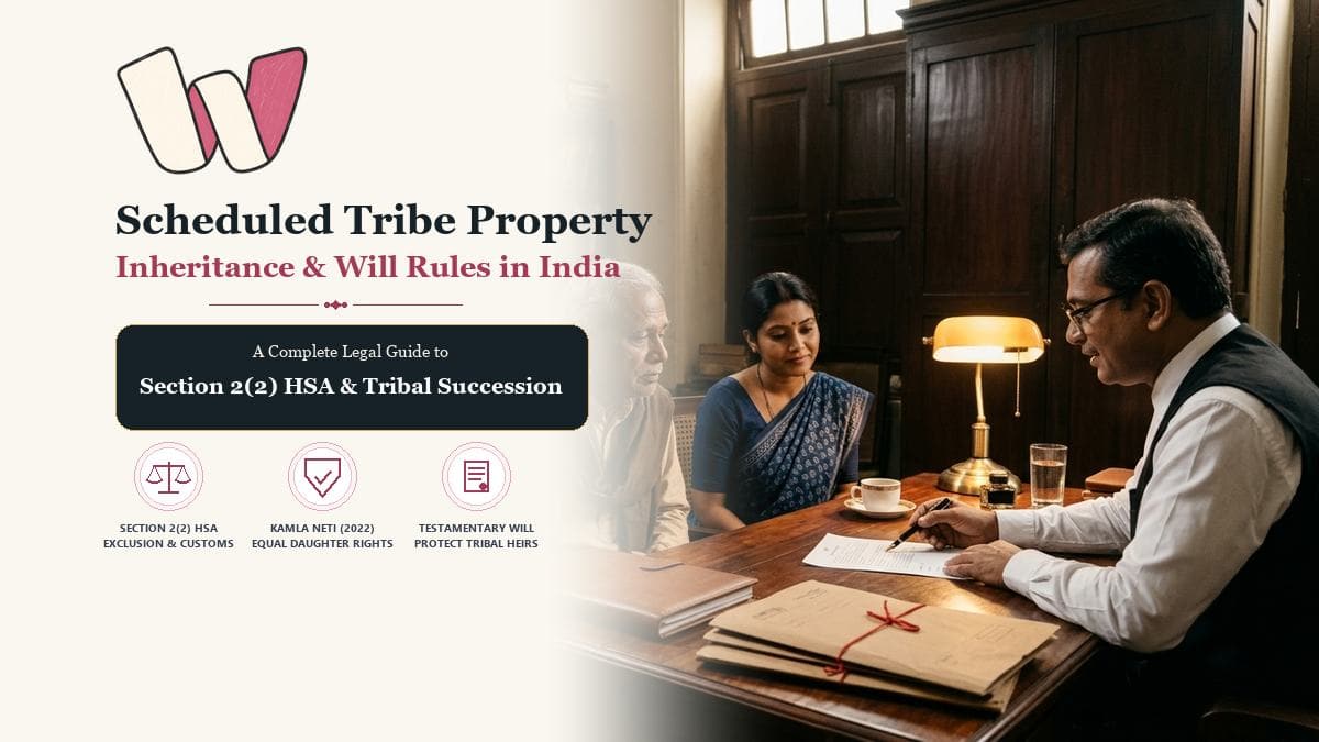 Scheduled Tribe Property Inheritance Law | WillDrafting