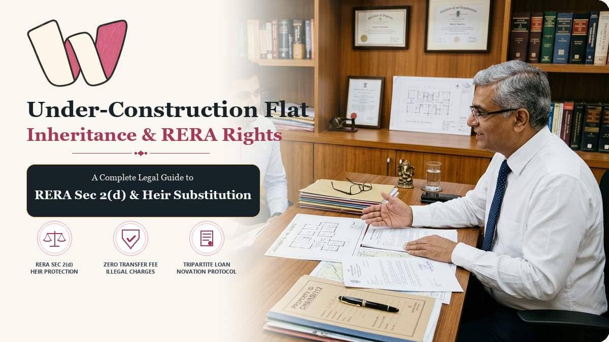Under Construction Flat Transfer After Death RERA Legal Guide