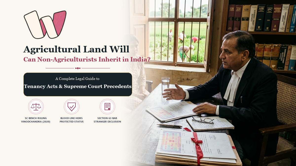 Agricultural Land Inheritance by Will for Non-Agriculturist in India Legal Guide