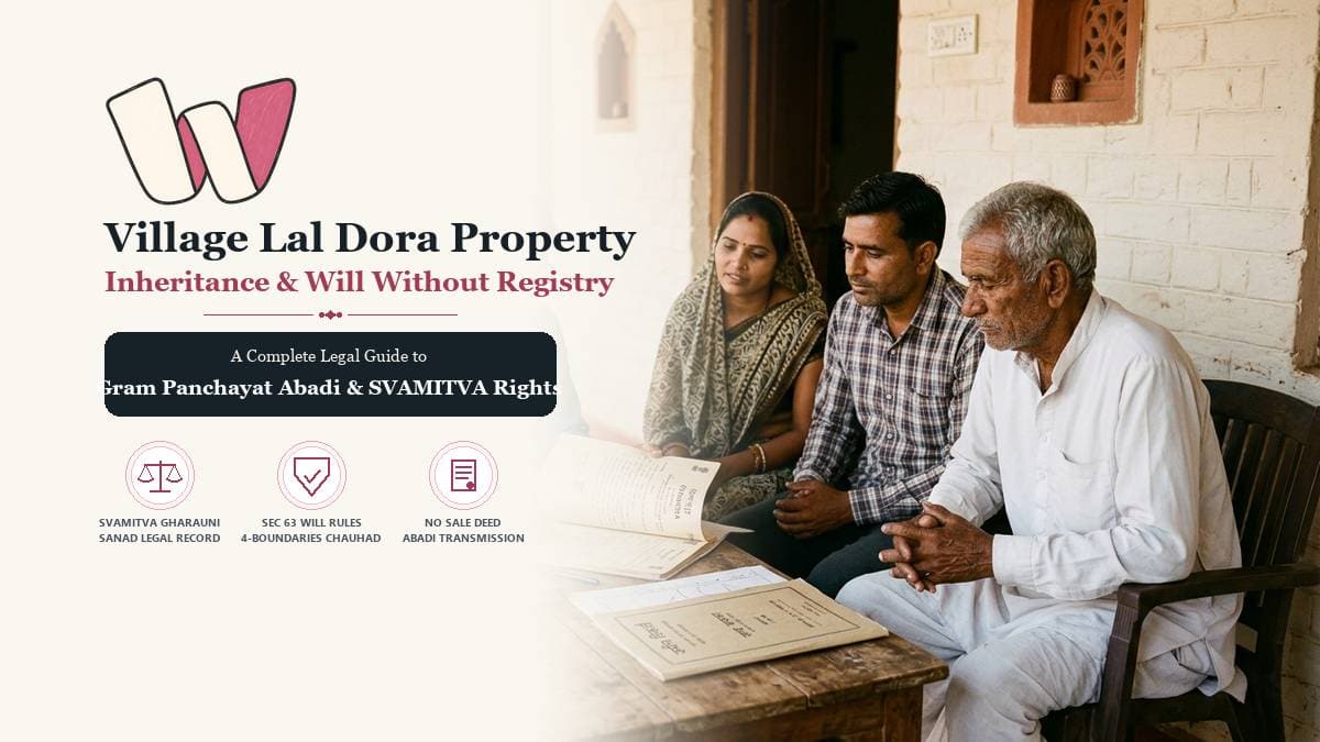 Village Lal Dora Abadi Land Inheritance and Will Drafting Without Registry Guide