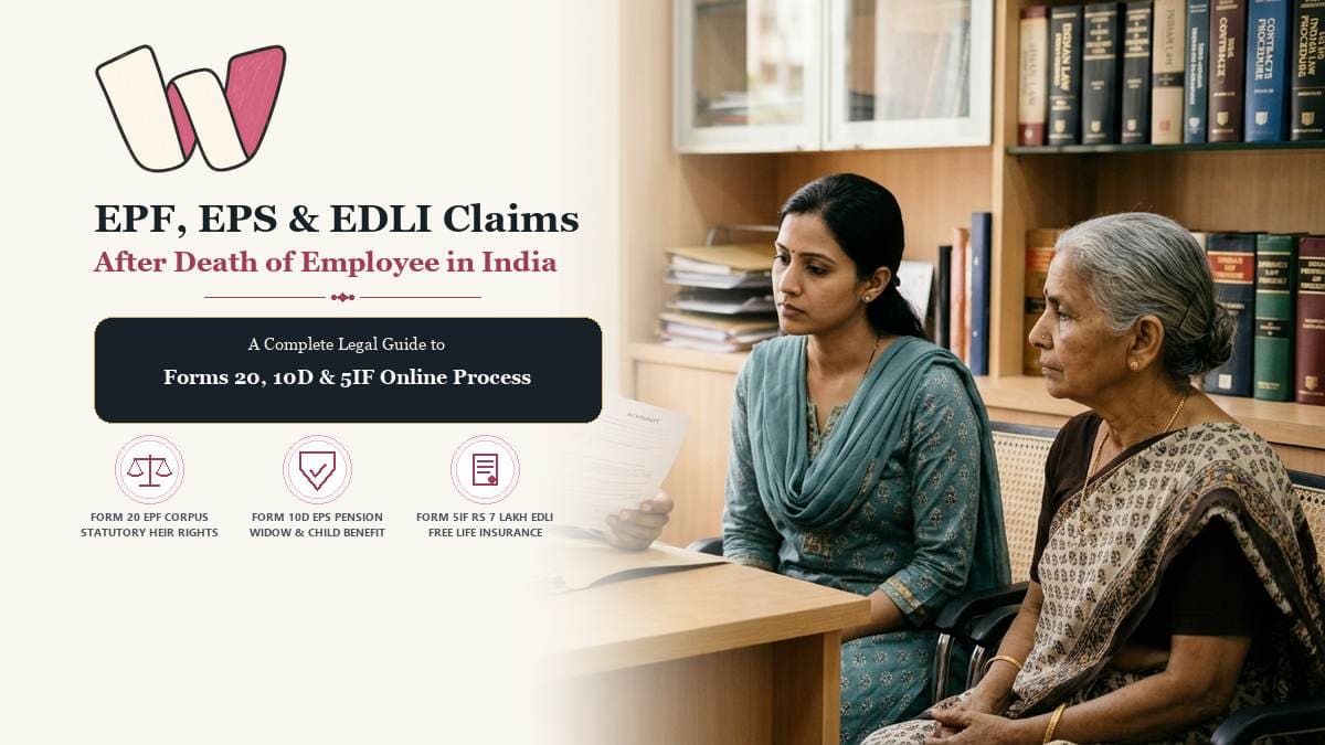 EPF EPS Pension EDLI Claim Process After Death of Employee Legal Guide