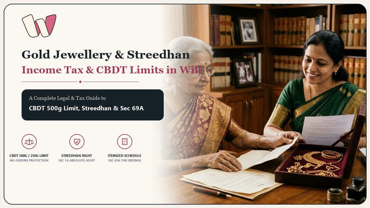 How to Include Gold Jewellery in a Will in India Legal Guide