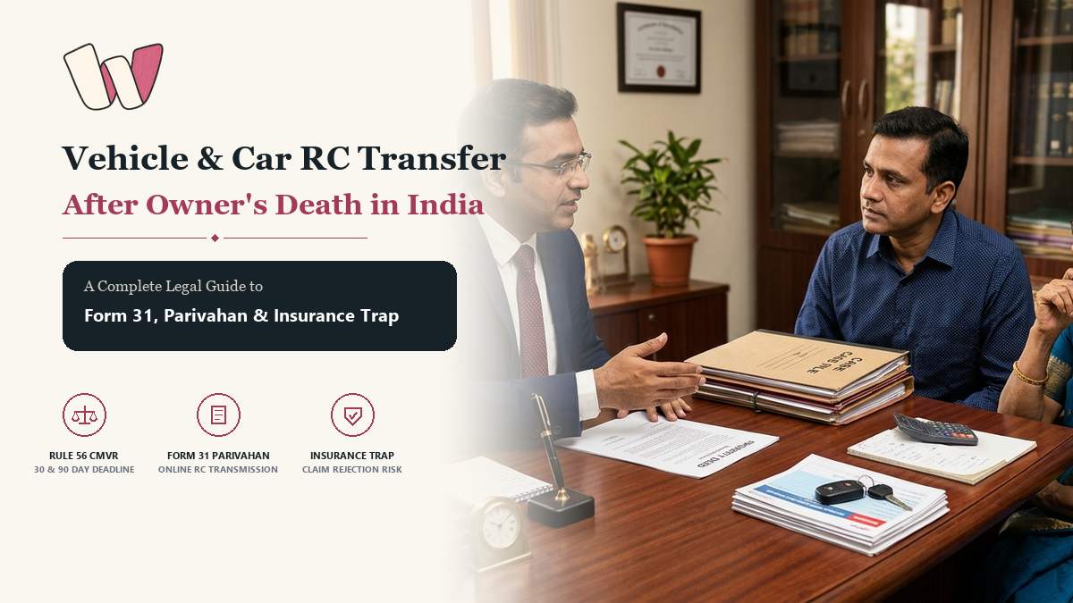Car and Bike RC Transfer After Death of Owner in India Form 31 Parivahan Guide