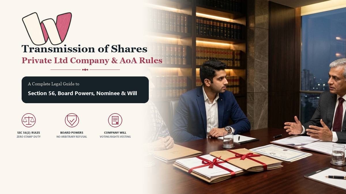 Transmission of Shares in Private Limited Company After Death Legal Guide