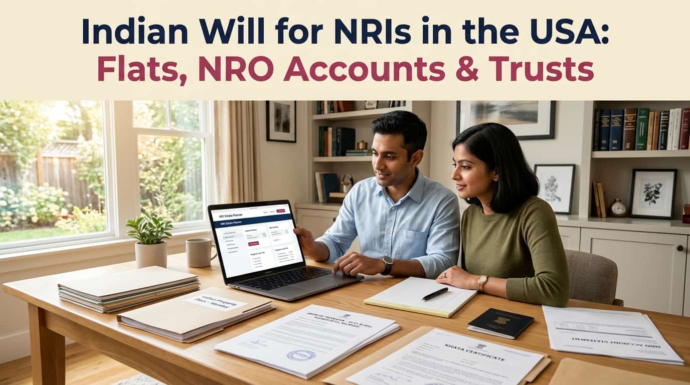Indian Will for NRIs in the USA: Flats, NRO Accounts & Trusts