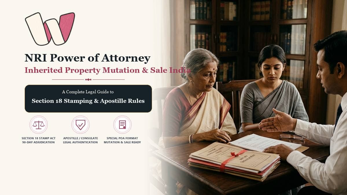 NRI Power of Attorney for Inherited Property Mutation and Sale in India Guide