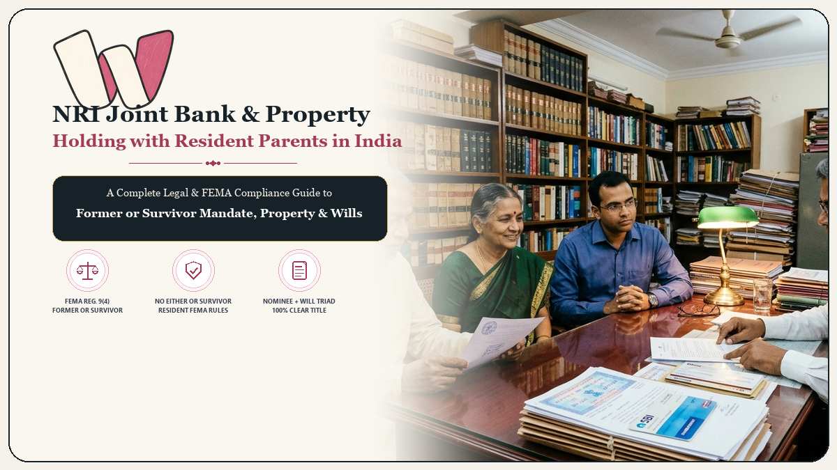 Can NRI Hold Joint Bank Account or Property with Parents?