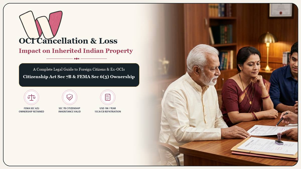 OCI Card Cancellation: Impact on Inherited Indian Property