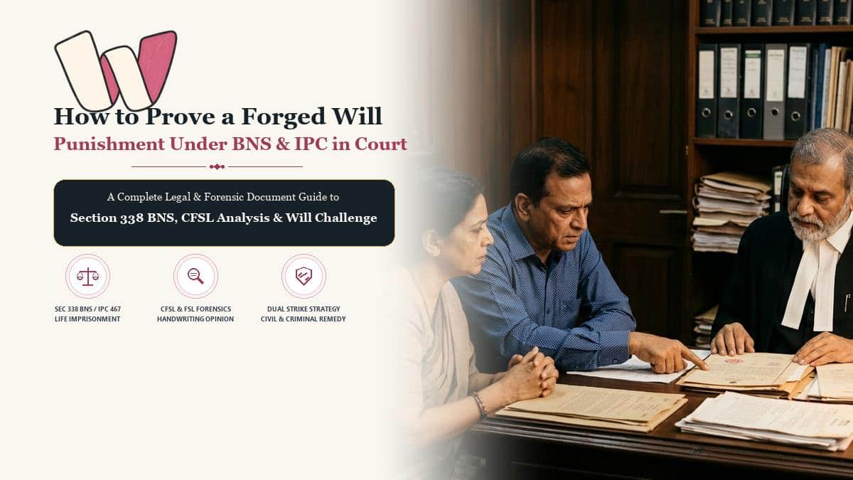 How to Prove a Forged Will in Court in India Legal and Forensic Guide