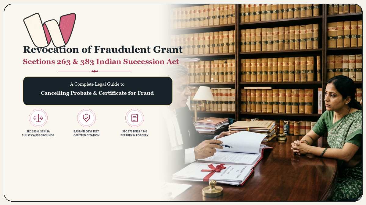 Revocation of Probate or Succession Certificate Obtained by Fraud Legal Guide