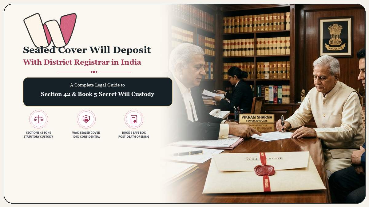 Sealed Cover Will Deposit with Registrar: Section 42