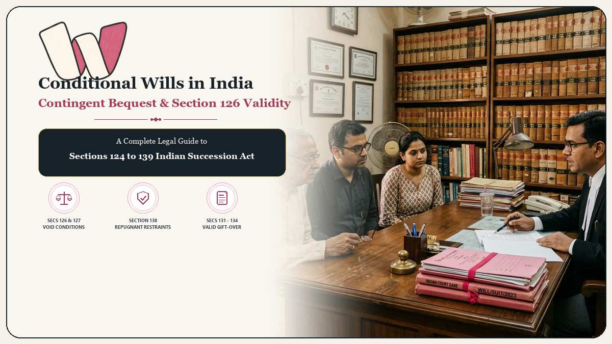 Are Conditional Wills Valid in India Section 126 Indian Succession Act