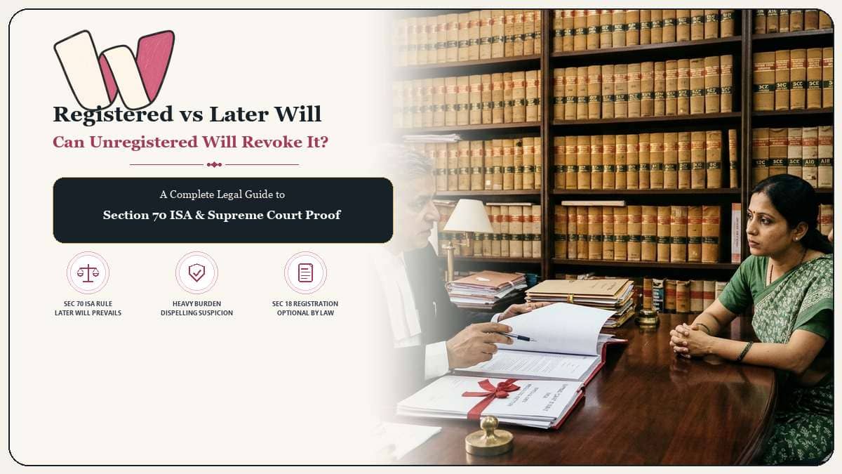 Can an Unregistered Will Override an Earlier Registered Will in India Legal Guide