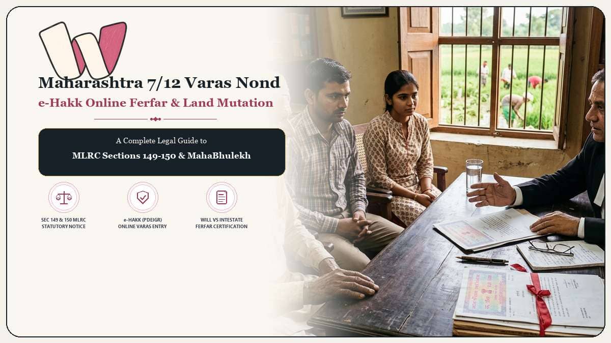 Maharashtra 7/12 Varas Nond: Online Ferfar Guide