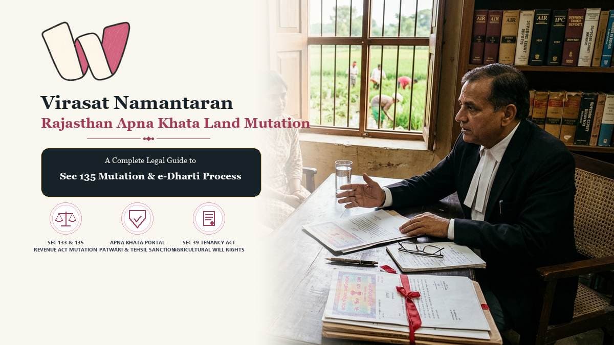 Virasat Namantaran & Apna Khata Mutation in Rajasthan