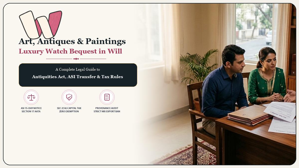 How to Bequeath Art, Antiques and Luxury Watches in Will in India