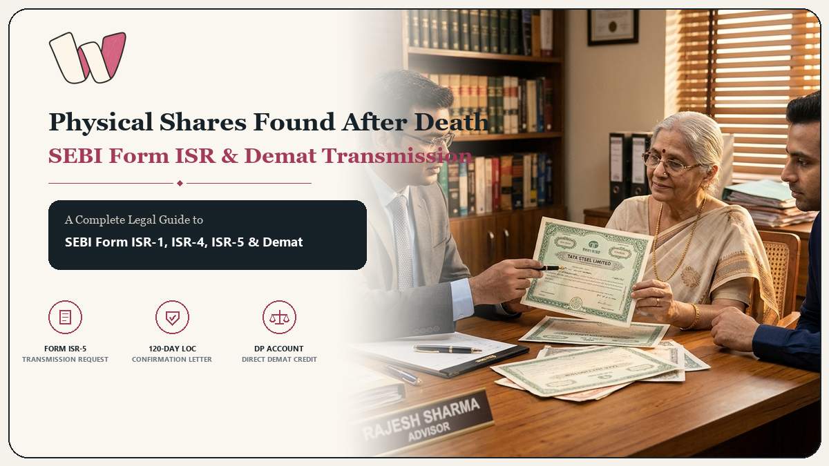 Found Old Physical Share Certificates of Deceased Father Transmission Guide